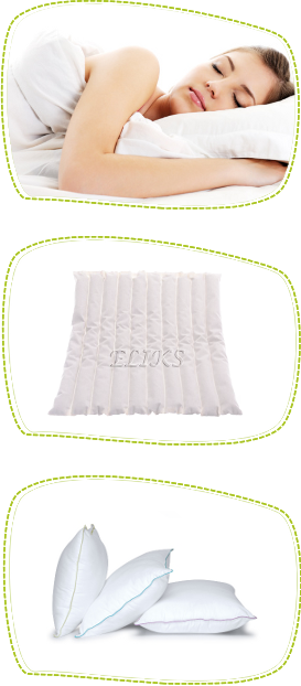 Polish buckwheat products – pillows, neck rolls, mattresses